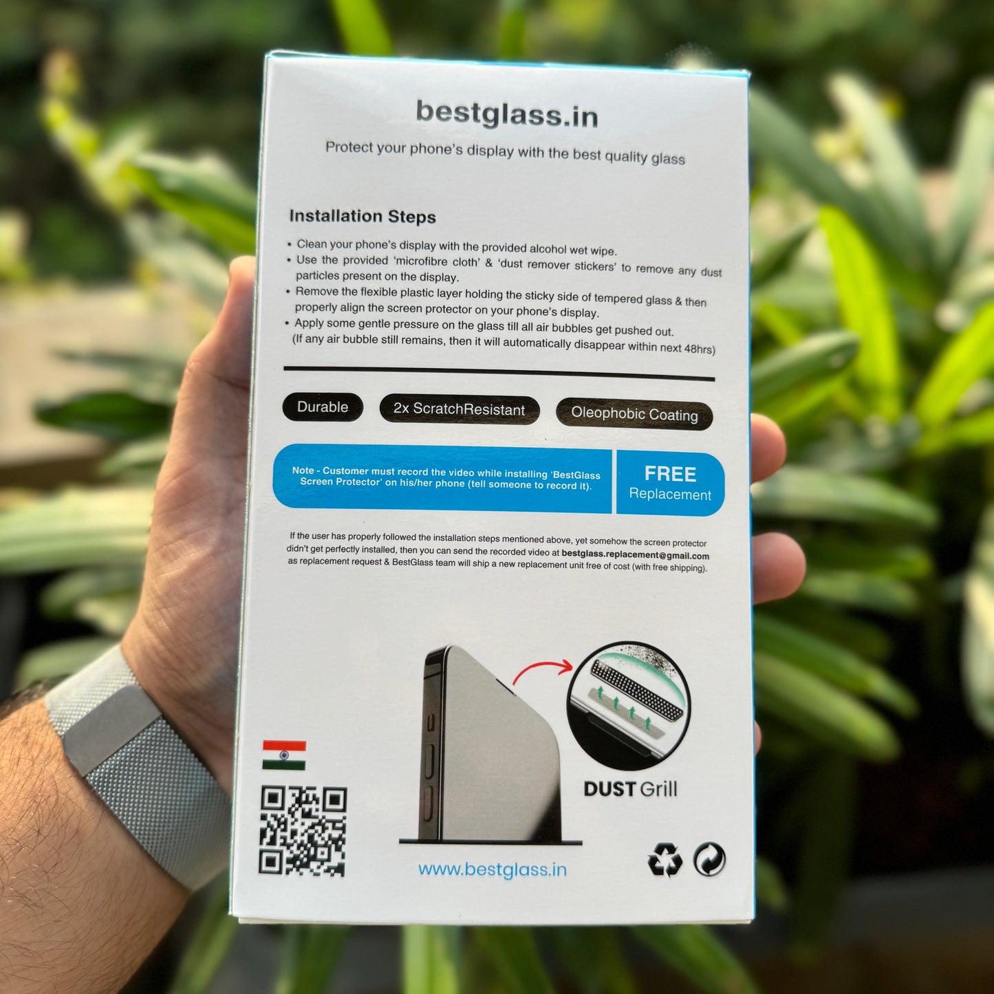 ultraglass.in Tempered Glass Screen Protector for iPhone 15