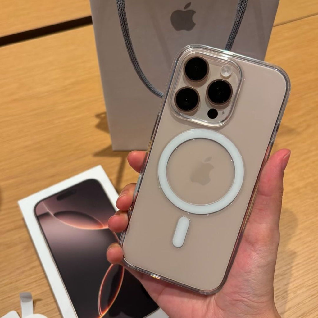 MagSafe Crystal Clear iPhone Case – Anti-Yellow, Sleek, and Durable