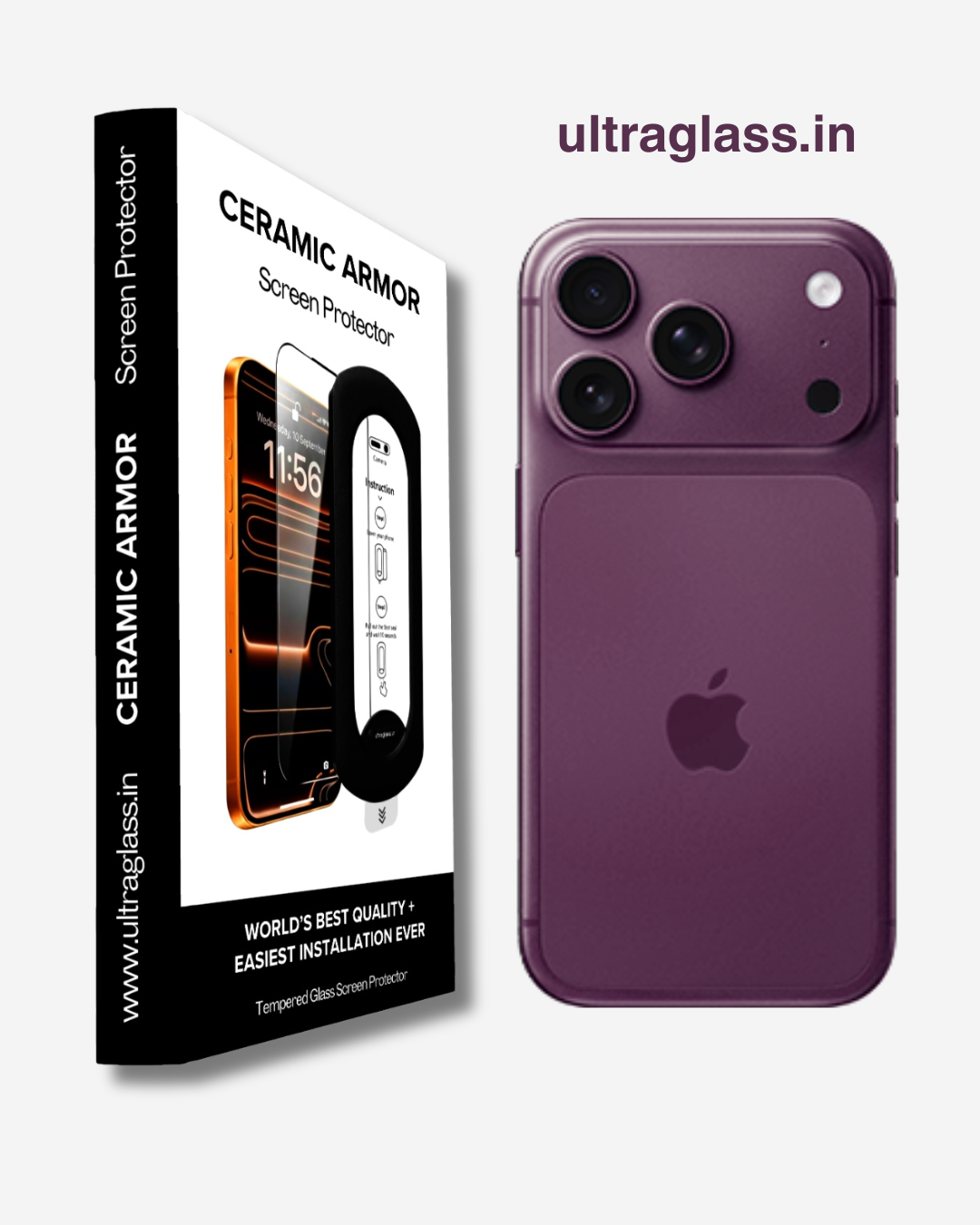 UltraGlass Ceramic Armor - iPhone Screen Protector