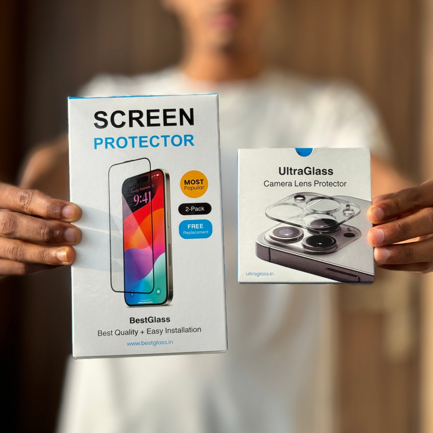 ultraglass.in Tempered Glass Screen Protector for iPhone 15