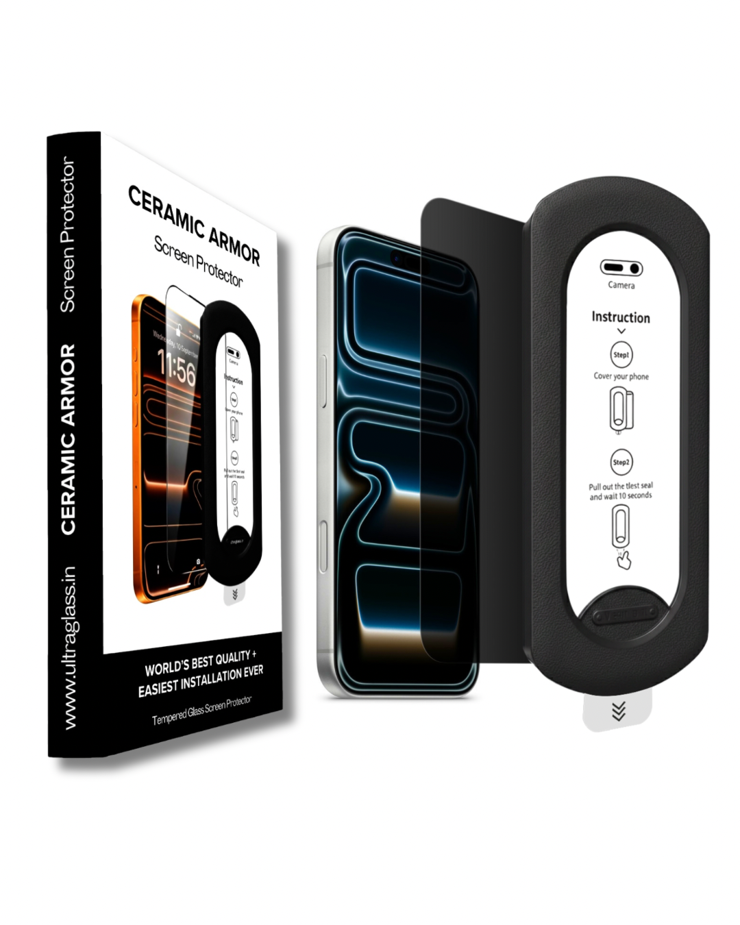 Privacy Ceramic Armor Screen Protector for iPhone