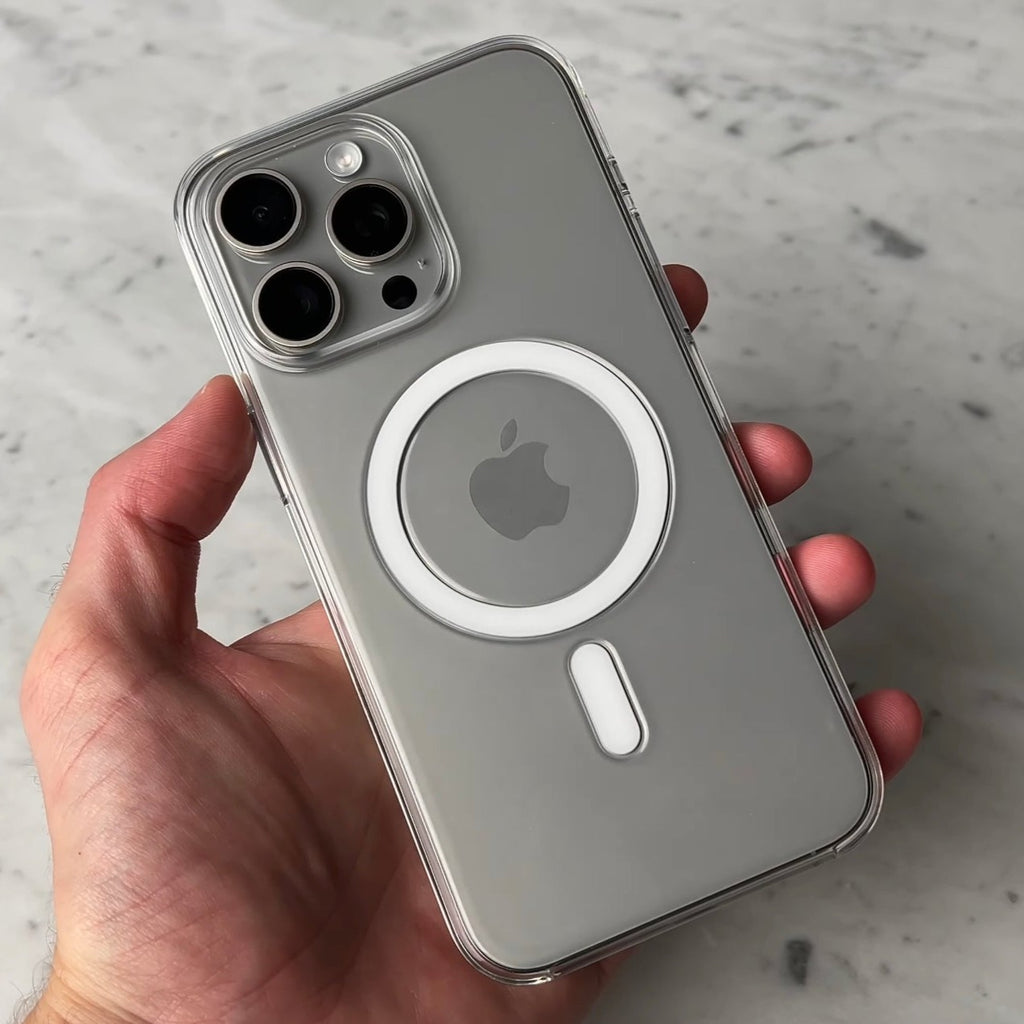 MagSafe Crystal Clear iPhone Case – Anti-Yellow, Sleek, and Durable
