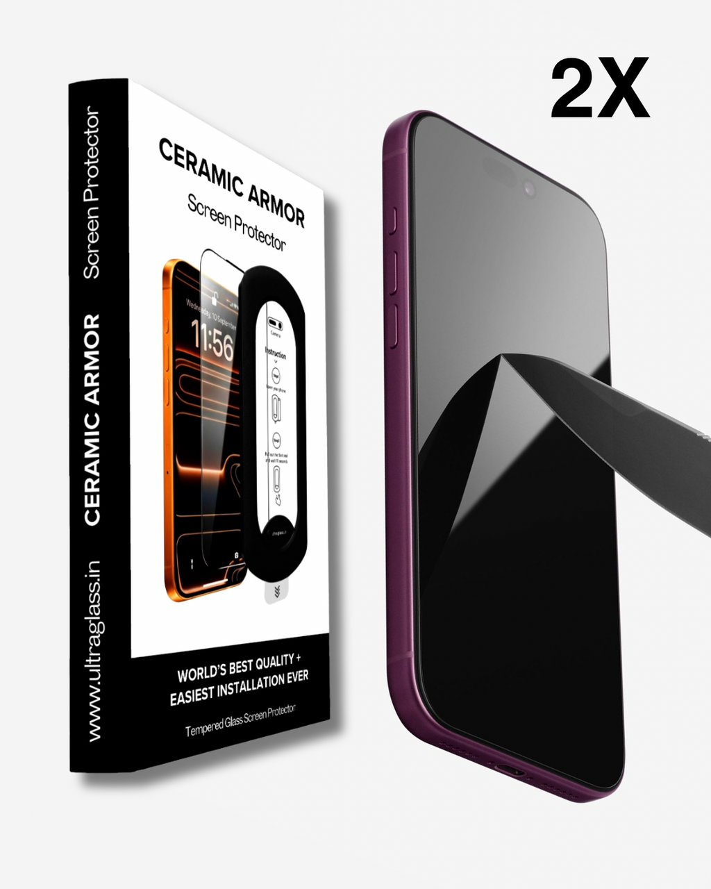 UltraGlass Ceramic Armor - iPhone Screen Protector