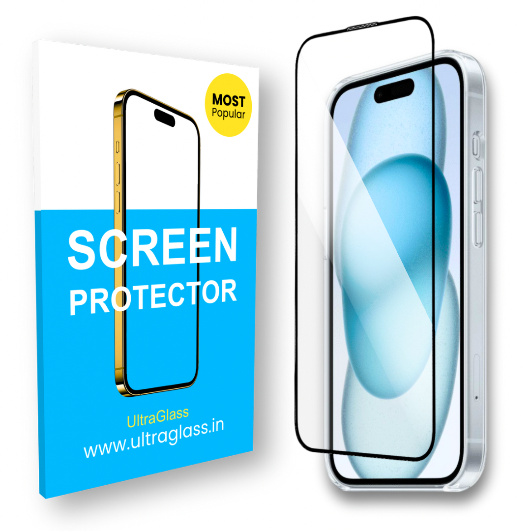 ultraglass.in Tempered Glass Screen Protector for iPhone 15