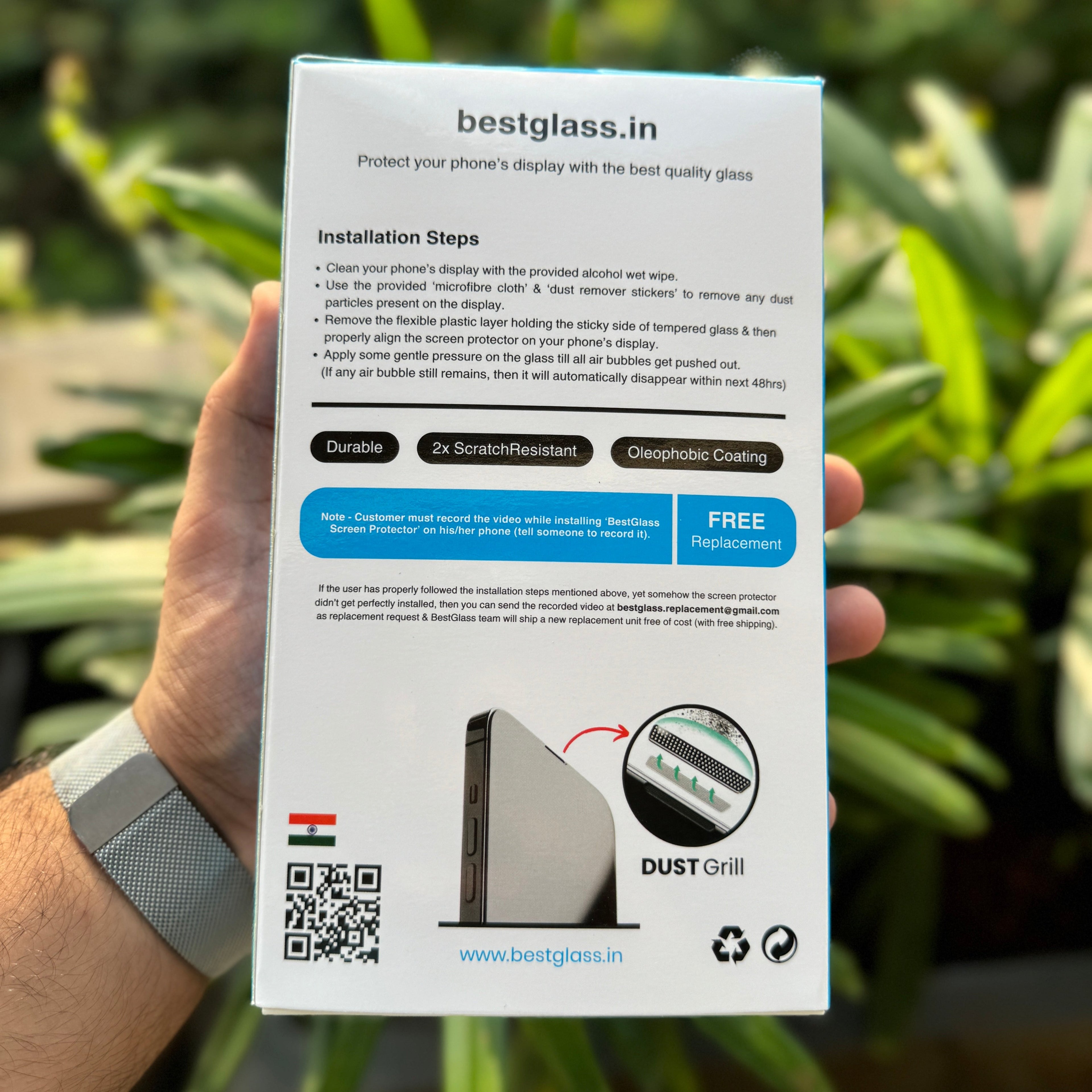 ultraglass.in Tempered Glass Screen Protector for iPhone 15