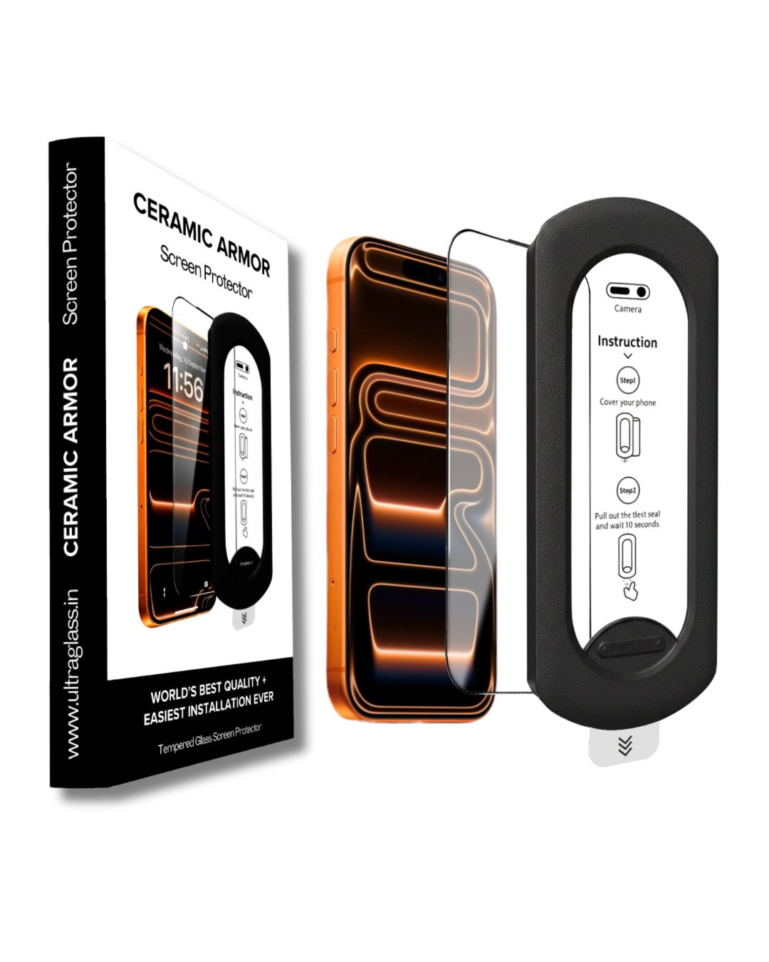 New Ceramic Armor Screen Protector for iPhone