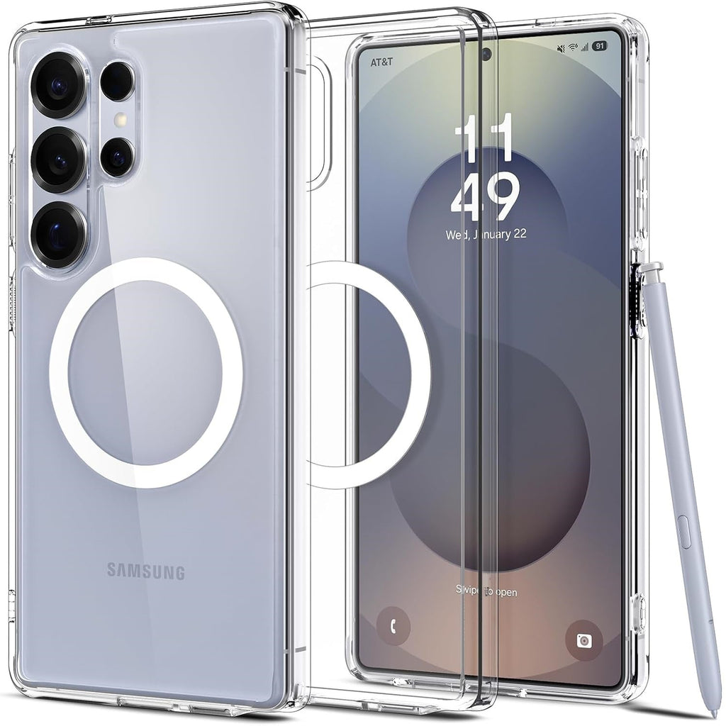 Samsung Galaxy MagSafe Crystal Clear Case – Anti-Yellow, Sleek, and Durable