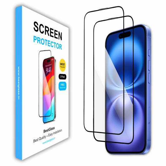 ultraglass.in Tempered Glass Screen Protector for iPhone 16 Plus