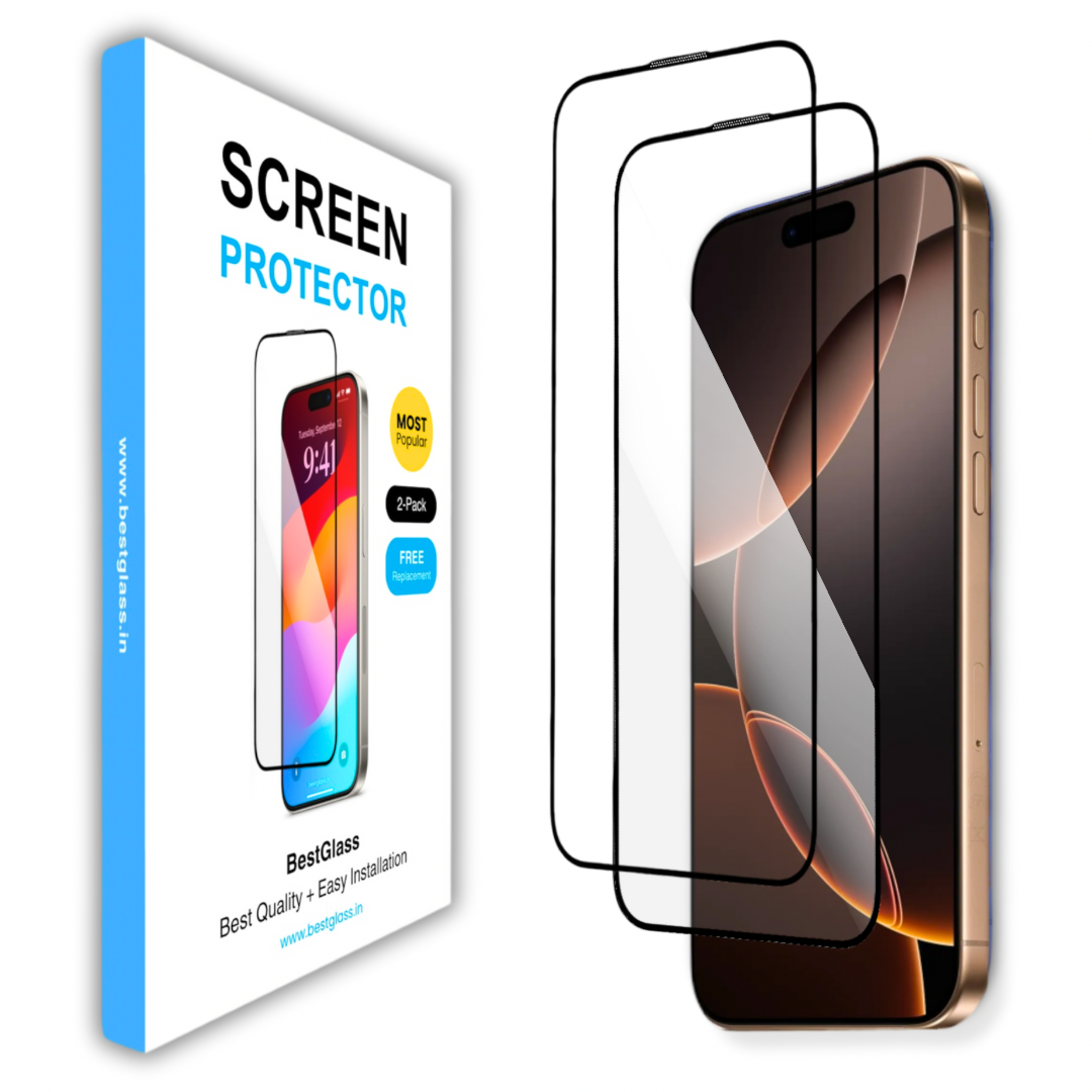 Tempered Glass Screen Protector for iPhone 16 Pro Max